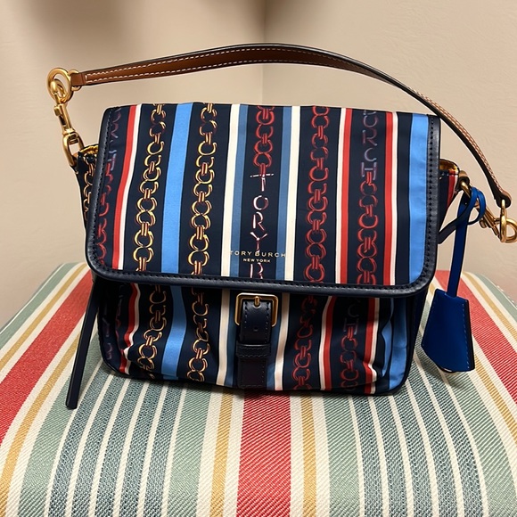 Tory Burch Handbags - Tory Burch Perry Nylon Printed Cross-Body
